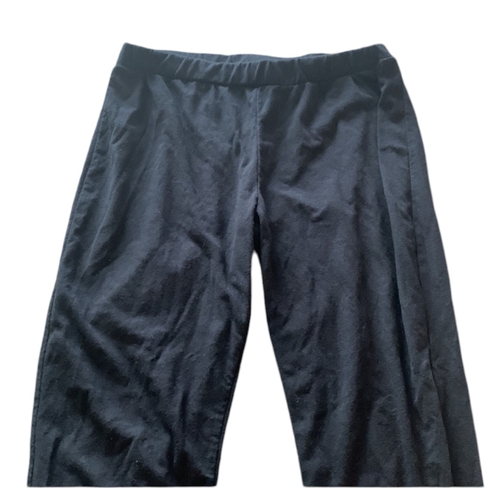 Poof! Black Pants With Cross Cutout Ankles - Picture 2 of 6